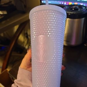 Venti 24 oz Starbucks Pearlescent Studded Tumbler